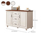 Commode de coffre de rangement en bois manufacturé de coffre de rangement moderne de largeur de 15,6 pouces
