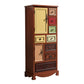 Coastal Storage Chest Dresser Solid Wood Storage Chest with Drawers and Doors