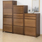 Cómoda de almacenamiento tradicional americana, cómoda de madera para el hogar