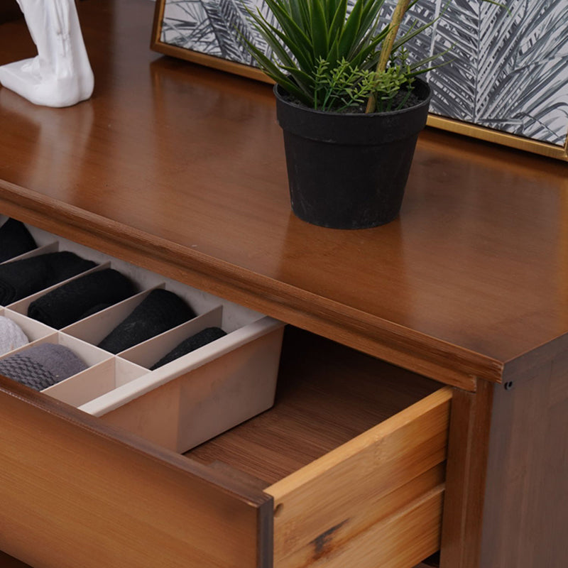 Cómoda de almacenamiento tradicional americana, cómoda de madera para el hogar