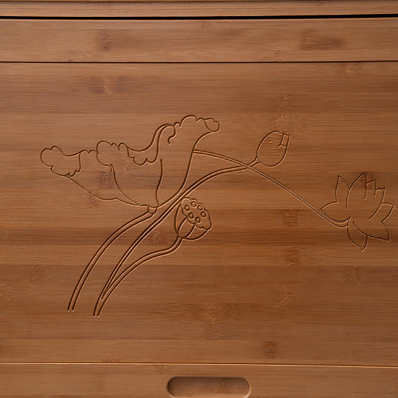 Cómoda de almacenamiento tradicional americana, cómoda de madera para el hogar