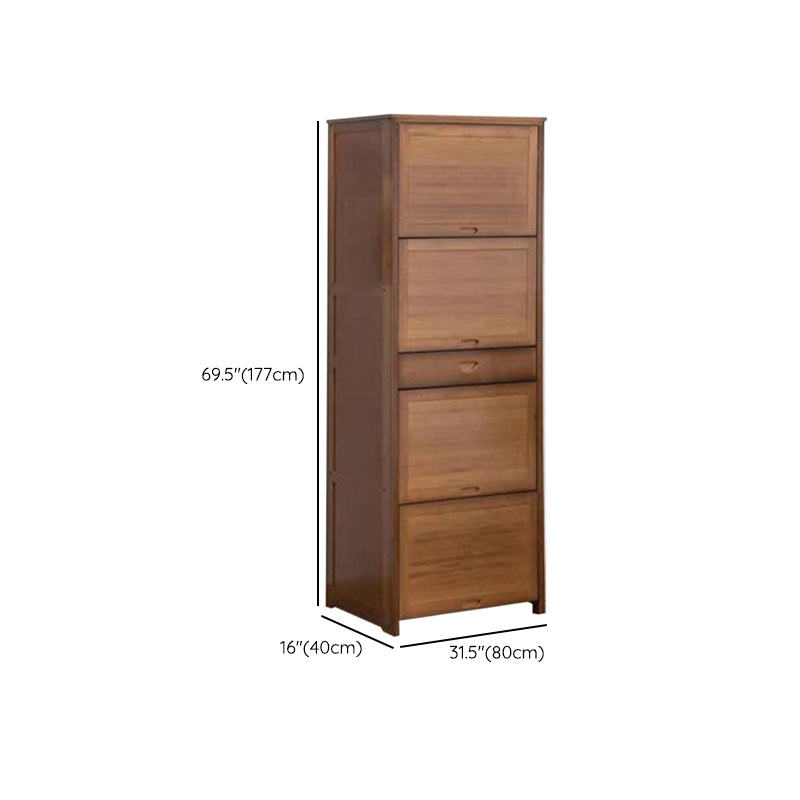 Cómoda de almacenamiento tradicional americana, cómoda de madera para el hogar