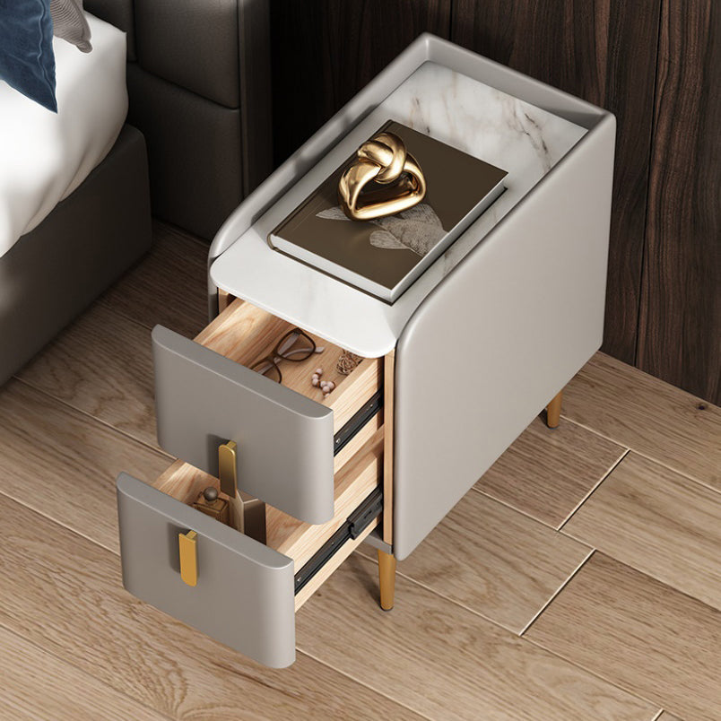 3 Drawers Contemporary Nightstand Solid Wood Night Table ,19.7" Tall Clearhalo 'Bedroom Furniture' 'furn' 'furn_night_stand' 'Furniture' 'night_stand' 'Nightstands' 6589779