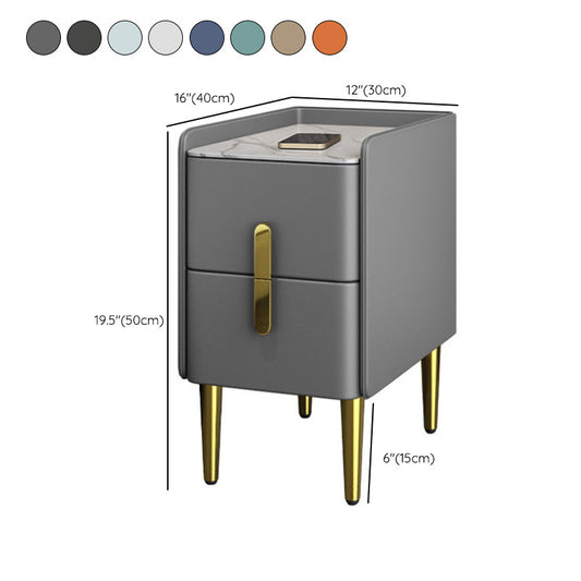 3 Drawers Contemporary Nightstand Solid Wood Night Table ,19.7" Tall Clearhalo 'Bedroom Furniture' 'furn' 'furn_night_stand' 'Furniture' 'night_stand' 'Nightstands' 6589836