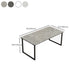 Stone Rectangular Writing Desk Modern 29.53" Tall Office Desk with Sled Base Clearhalo 'furn' 'furn_office_desk' 'Furniture' 'Office Desks' 'Office Furniture' 'office_desk' 6589869