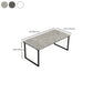 Stone Rectangular Writing Desk Modern 29.53" Tall Office Desk with Sled Base Clearhalo 'furn' 'furn_office_desk' 'Furniture' 'Office Desks' 'Office Furniture' 'office_desk' 6589873