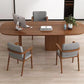 Modern Oval Office Desk Solid Wood Writing Desk for Home Office Clearhalo 'furn' 'furn_office_desk' 'Furniture' 'Office Desks' 'Office Furniture' 'office_desk' 6589950