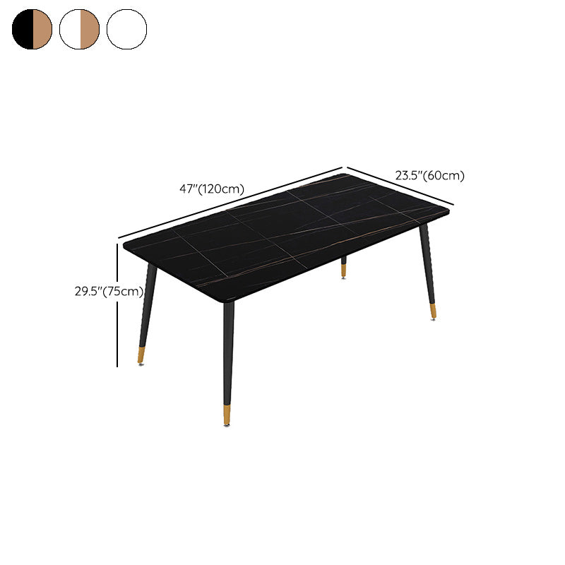 Escritorio de computadora curva glamorosa escritorio de oficina antiguo con patas de metal