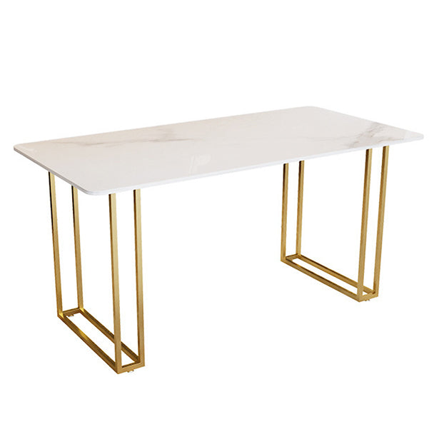 Scrivania di scrittura in pietra contemporanea da 29,53 pollici con 1 scrivania con 1 scaffale