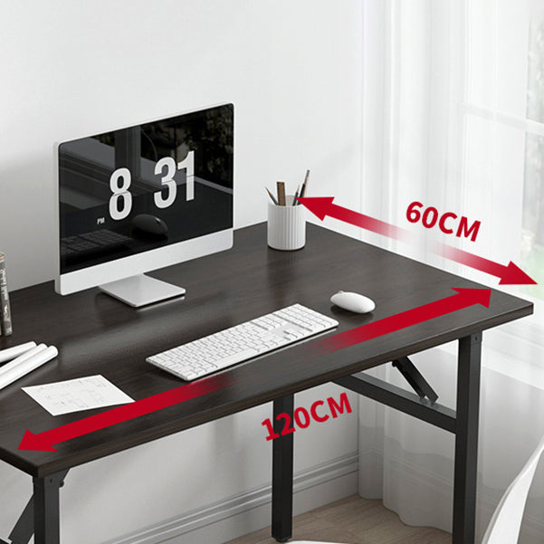 Industrial Folding Writing Desk Rectangular Wooden Computer Desk Clearhalo 'furn' 'furn_office_desk' 'Furniture' 'Office Desks' 'Office Furniture' 'office_desk' 6590067