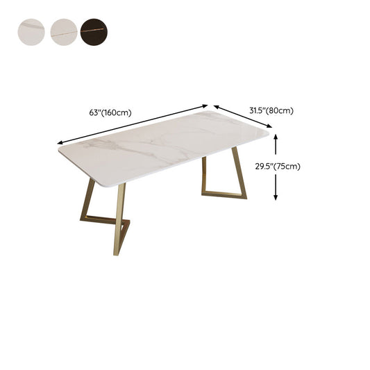 Büro 29,53 Zoll großer Schreibtisch 1-schädlich gebogene Büroschreibtisch mit Metallbeinen