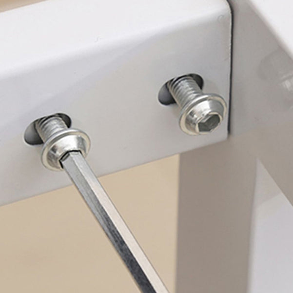 Glass Top Rectangular Office Desk 29.53-inch Tall Writing Desk Clearhalo 'furn' 'furn_office_desk' 'Furniture' 'Office Desks' 'Office Furniture' 'office_desk' 6590249