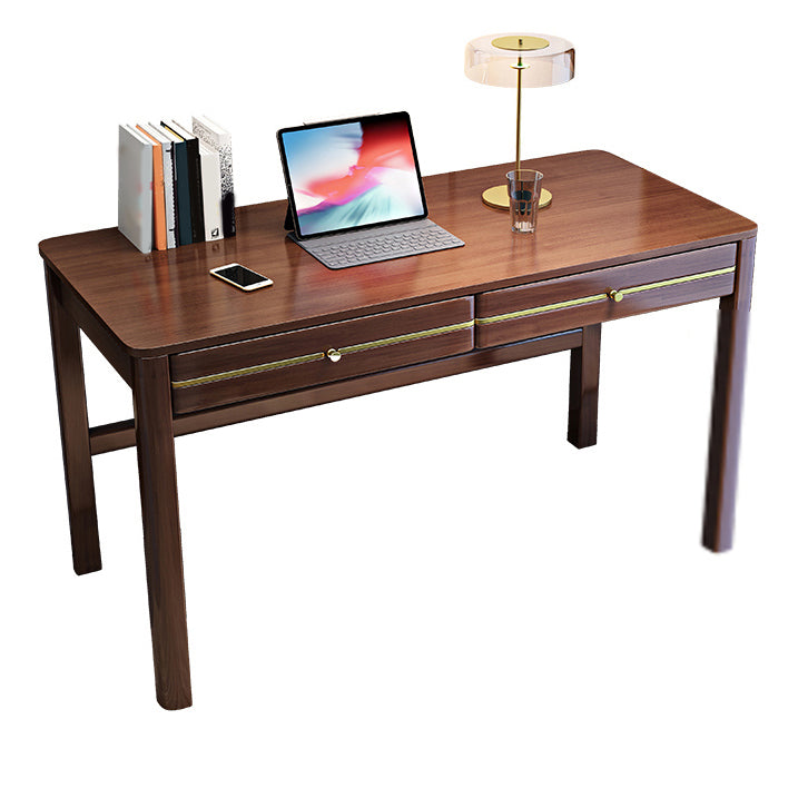 Modern Solid Wood Office Desk 29.53 "Descripción de escritura de alto para el hogar