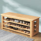 Modern Rubber Wood Bench Rectangle Home Storage Seating Bench with Shelves Clearhalo 'Benches' 'Chairs & Seating' 'furn' 'furn_benches' 'Furniture' 'Living Room Furniture' 6590383