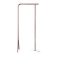 Contemporary Plain Clothes Hanger Free Standing Metal Coat Rack 25.6"L x 15"W x 59.1"H Pink Clearhalo 'Entry & Mudroom Furniture' 'furn' 'furn_hall_tree_coat_racks' 'Furniture' 'Hall Trees & Coat Racks' 'hall_tree_coat_racks' 6590573