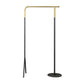 Contemporary Plain Clothes Hanger Free Standing Metal Coat Rack 33.5"L x 15"W x 59.1"H Black-Gold Clearhalo 'Entry & Mudroom Furniture' 'furn' 'furn_hall_tree_coat_racks' 'Furniture' 'Hall Trees & Coat Racks' 'hall_tree_coat_racks' 6590590