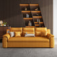 32" Wide Contemporary Futon Sofa Bed Orange Pillow Back Sleeper Sofa Latex Clearhalo 'furn' 'furn_futons' 'Furniture' 'Futons & Daybeds' 'Futons' 'Living Room Furniture' 6590879