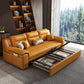 32" Wide Contemporary Futon Sofa Bed Orange Pillow Back Sleeper Sofa Clearhalo 'furn' 'furn_futons' 'Furniture' 'Futons & Daybeds' 'Futons' 'Living Room Furniture' 6590894