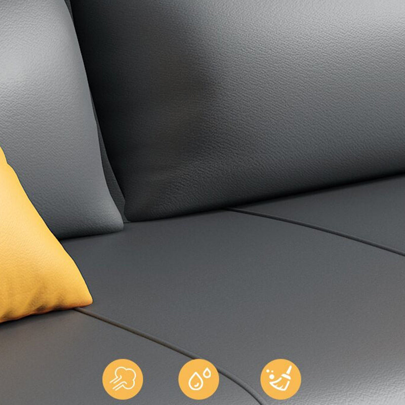 31 "幅の現代布団ソファベッドグレー枕バックスリーパーソファ