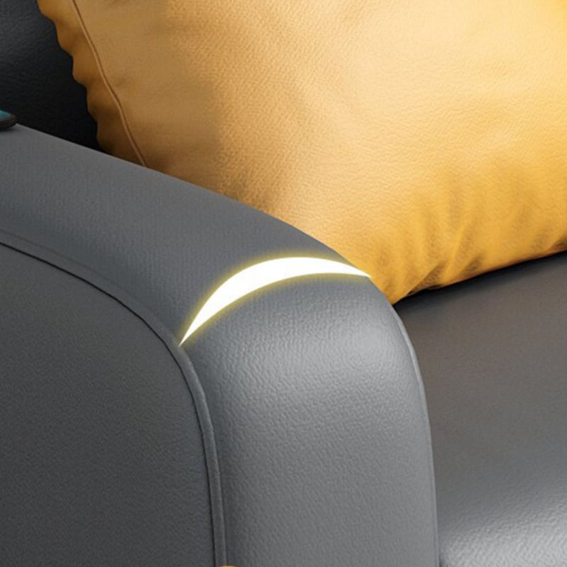 31 "幅の現代布団ソファベッドグレー枕バックスリーパーソファ