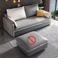 31" Wide Glam Futon Sofa Bed Gray Futon Sleeper Sofa with Storage