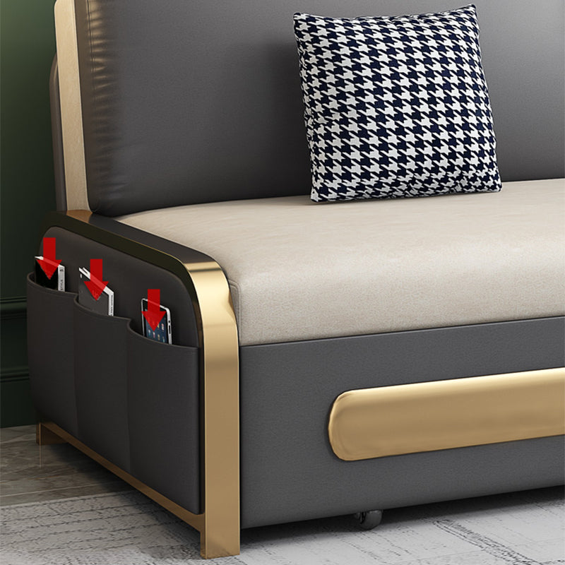 33 "幅のグラム布団ソファベッドホワイト布団スリーパーソファストレージ付き