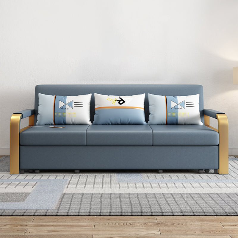 枕が含まれていました布団ソファベッドスクエアアームアーム布団スリーパーソファ