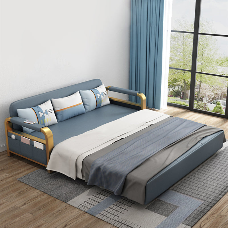 枕が含まれていました布団ソファベッドスクエアアームアーム布団スリーパーソファ