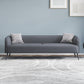 Stain Resistant Faux Leather Sofa Tuxedo Arm Sofa for Living Room Gray-Blue Faux Leather Clearhalo 'furn' 'furn_sofas' 'Furniture' 'Living Room Furniture' 'Sofa' 'sofas' 6591105