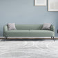 Stain Resistant Faux Leather Sofa Tuxedo Arm Sofa for Living Room Lake Blue Faux Leather Clearhalo 'furn' 'furn_sofas' 'Furniture' 'Living Room Furniture' 'Sofa' 'sofas' 6591107