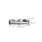 Pillow Top Arm Sofa with Pillows Seating Contemporary in Gray