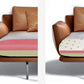 34"H Scandinavian Sectional Sofa Orange Sleeper Sectional with Pillows Clearhalo 'furn' 'furn_sectionals' 'Furniture' 'Living Room Furniture' 'Sectionals' 6591149