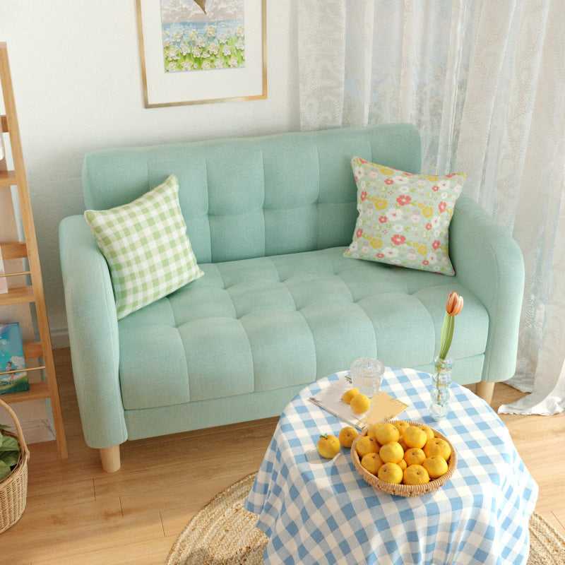 27,55 "High Square ARM SOFA SAFA CHENILLE avec biscuit pour appartement