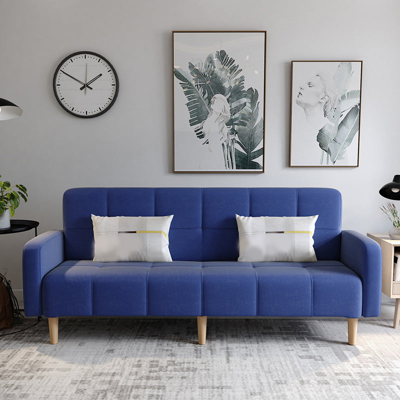 Divano convertibile con divani in lino alta 29,92 "con posteriore del biscotto