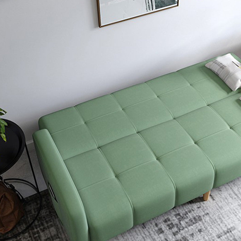 Divano convertibile con divani in lino alta 29,92 "con posteriore del biscotto