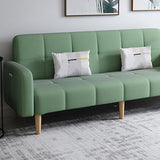 Divano convertibile con divani in lino alta 29,92 "con posteriore del biscotto