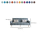 29.92" High Linen Sofa Stain Convertible Sofa with Biscuit Back