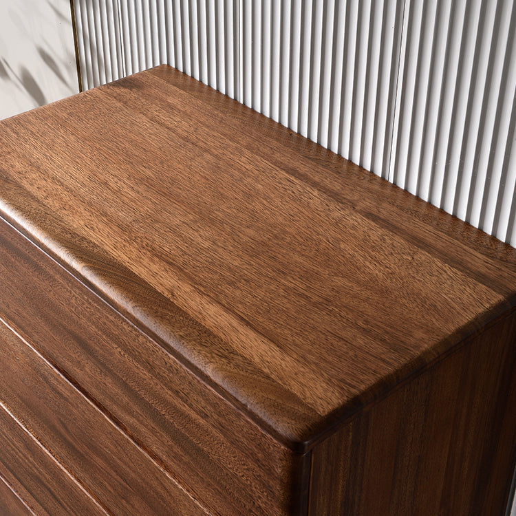 Mid-Century Modern Accent Chest with 5 Drawers Rectangle Chest Clearhalo 'Cabinets & Chests' 'cabinets_chests' 'furn' 'furn_cabinets_chests' 'Furniture' 'Living Room Furniture' 6591290