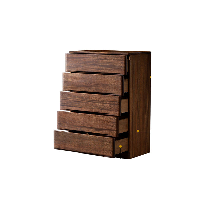 Mid-Century Modern Accent Chest with 5 Drawers Rectangle Chest Clearhalo 'Cabinets & Chests' 'cabinets_chests' 'furn' 'furn_cabinets_chests' 'Furniture' 'Living Room Furniture' 6591293