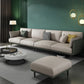 Contemporary Faux Leather Sofa with Pillows Back and Pillow Top Arm Clearhalo 'furn' 'furn_sofas' 'Furniture' 'Living Room Furniture' 'Sofa' 'sofas' 6591325