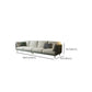 Contemporary Faux Leather Sofa with Pillows Back and Pillow Top Arm Clearhalo 'furn' 'furn_sofas' 'Furniture' 'Living Room Furniture' 'Sofa' 'sofas' 6591340