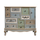 Industrial Painted Accent Cabinet with Drawers Solid Wood Chest Silver Gray Clearhalo 'Cabinets & Chests' 'cabinets_chests' 'furn' 'furn_cabinets_chests' 'Furniture' 'Living Room Furniture' 6591360