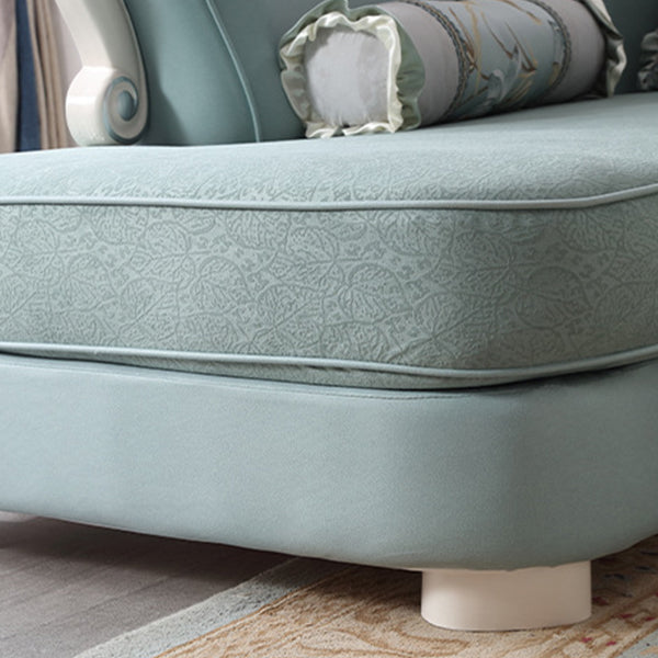 74" Wide French Country Sectional Sofa Leather Sleeper Sectional Clearhalo 'furn' 'furn_sectionals' 'Furniture' 'Living Room Furniture' 'Sectionals' 6591516