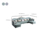 74" Wide French Country Sectional Sofa Leather Sleeper Sectional Clearhalo 'furn' 'furn_sectionals' 'Furniture' 'Living Room Furniture' 'Sectionals' 6591517