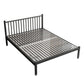 Metalen eigentijds standaardbed met metalen benen bedframe met hoofdeinde