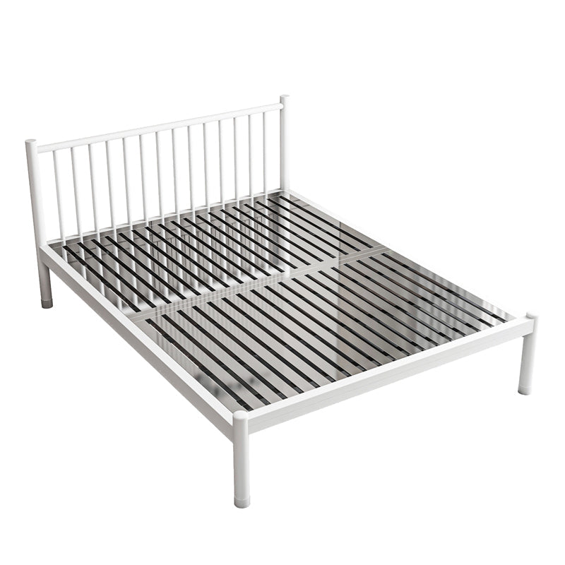 Metalen eigentijds standaardbed met metalen benen bedframe met hoofdeinde