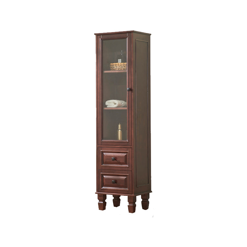 Mid-Century Modern Accent Cabinet Rectangle Cabinet with Storage Brown Clearhalo 'Cabinets & Chests' 'cabinets_chests' 'furn' 'furn_cabinets_chests' 'Furniture' 'Living Room Furniture' 6591662