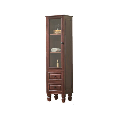 Mid-Century Modern Accent Cabinet Rectangle Cabinet with Storage Brown Clearhalo 'Cabinets & Chests' 'cabinets_chests' 'furn' 'furn_cabinets_chests' 'Furniture' 'Living Room Furniture' 6591662