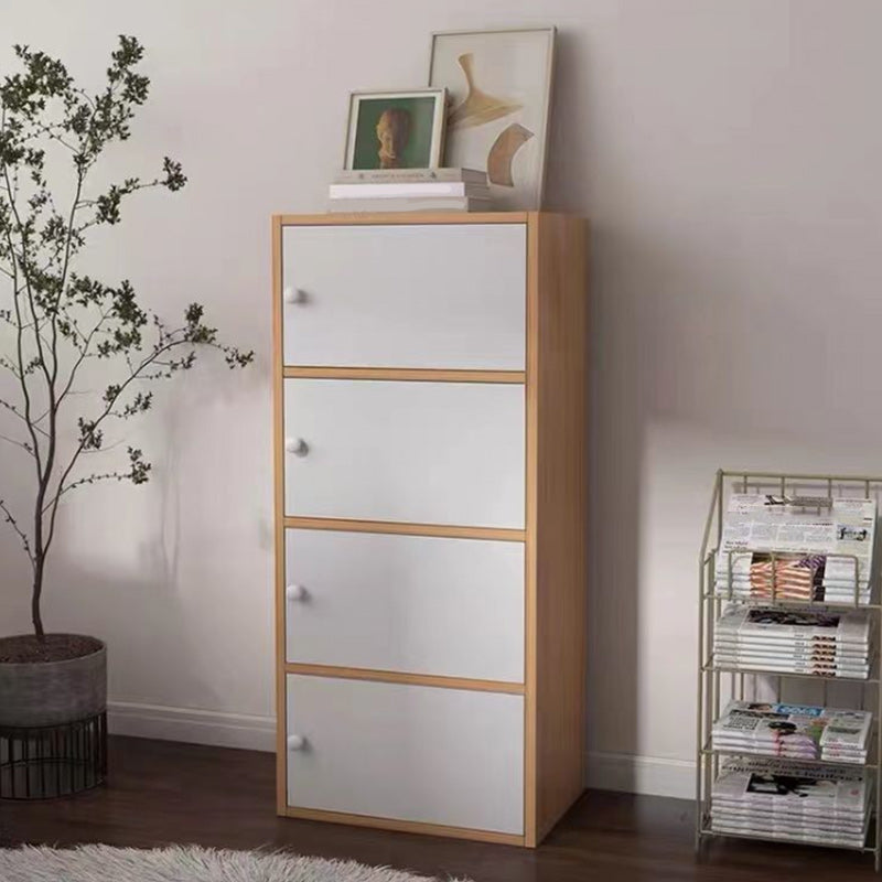 Contemporary Simple Rectangular Wood Cabinet with Doors and Drawers Clearhalo 'Cabinets & Chests' 'cabinets_chests' 'furn' 'furn_cabinets_chests' 'Furniture' 'Living Room Furniture' 6591848