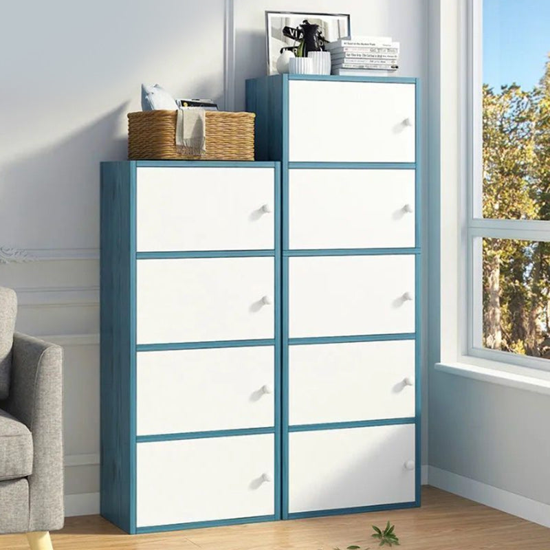 Contemporary Simple Rectangular Wood Cabinet with Doors and Drawers Clearhalo 'Cabinets & Chests' 'cabinets_chests' 'furn' 'furn_cabinets_chests' 'Furniture' 'Living Room Furniture' 6591850